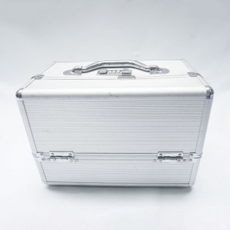 Silver Make Up Box