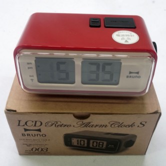 Retro Red Digital Clock