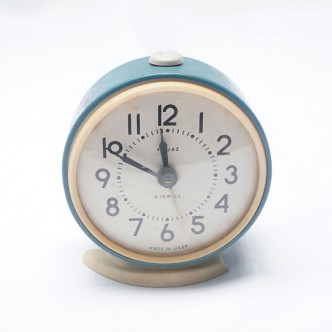 Vintage Blue Alarm Clock