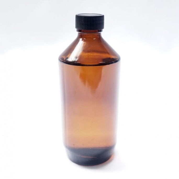 Amber Glass Bottle (Black)