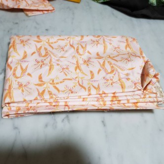 Orange Yellow Fabric