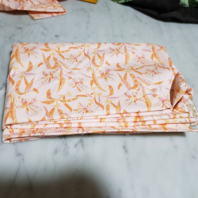 Orange Yellow Fabric