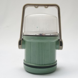 Vintage Handheld Lamp Green