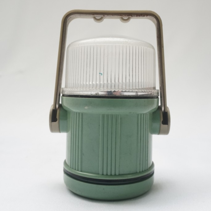 Vintage Handheld Lamp Green