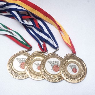 Basketball Print Medals