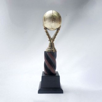 Gold Basketball Trophy