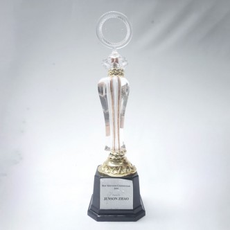 Unique Crystal Trophy