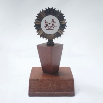 Relay Race Wood Trophy
