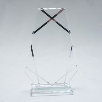 Clean Crystal Plaque Trophy