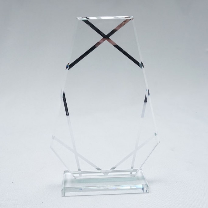 Clean Crystal Plaque Trophy