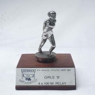 Female Runner Figure Small Trophy